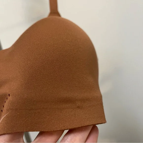 Nike Alate Minimalist Light Support Brown Padded Sports Bra XS Cup F-G Dri-FIT - Picture 10 of 13